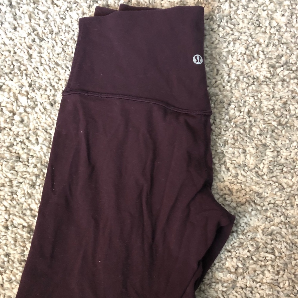 Maroon/Purple Lululemon Leggings